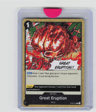 Starter Deck 6: Absolute Justice #ST06-015 Great Eruption